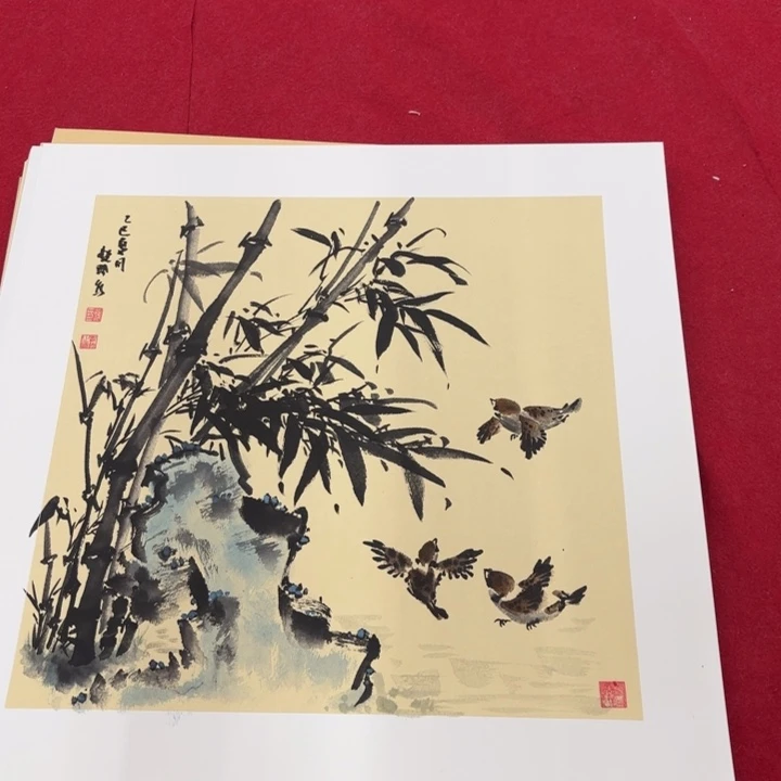 国画花鸟等多种鸟类的栖息环境