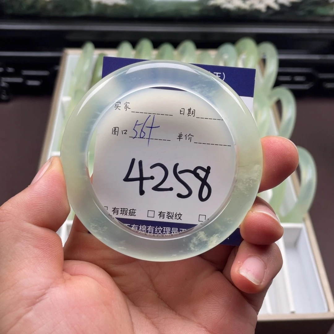 未镶嵌岫玉手镯手镯