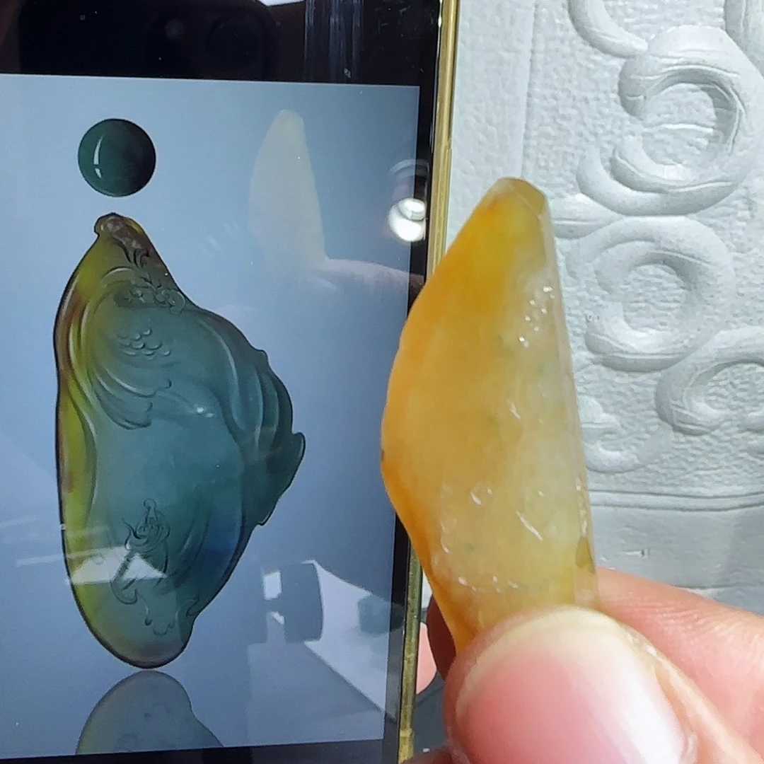 定制翡翠未镶嵌翡翠包工