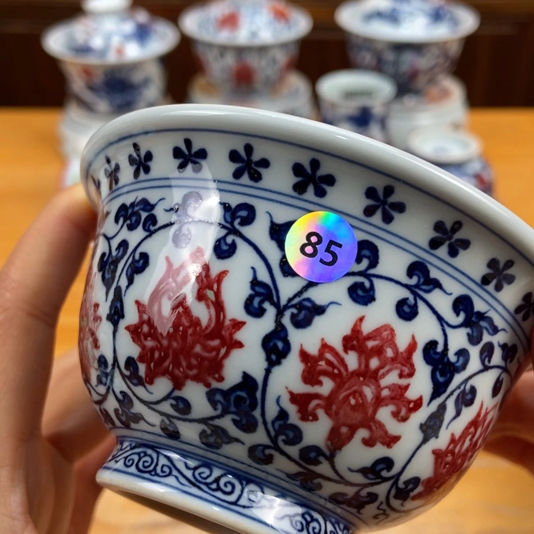 手绘现代茶具非古董