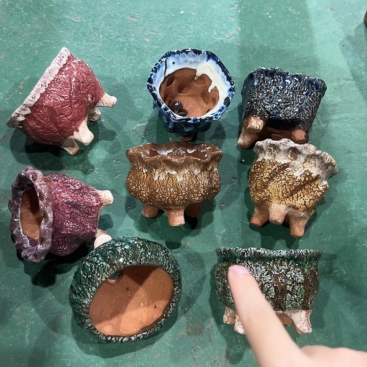 紫砂花盆花藤花盆花盆