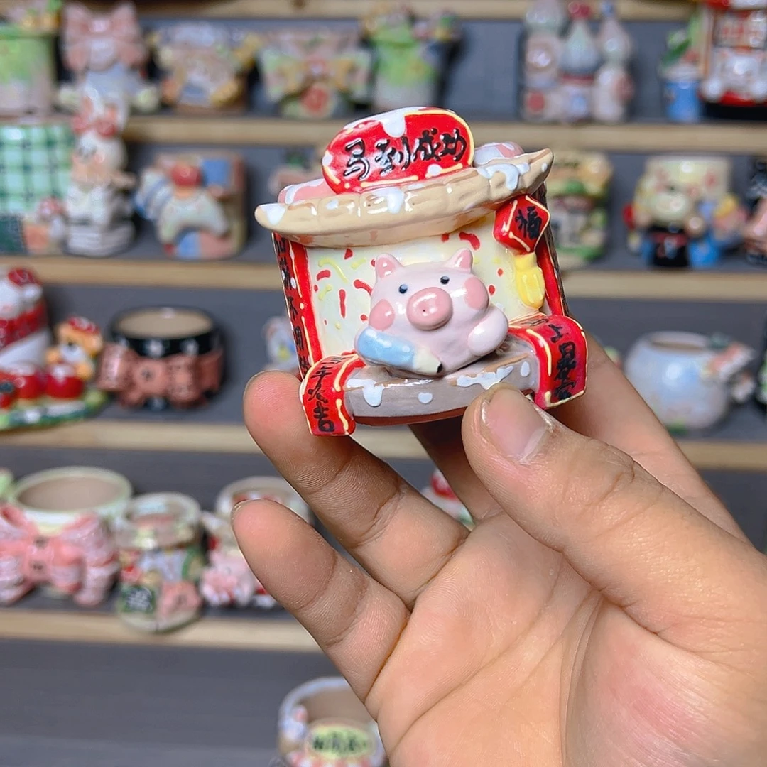 老梧家的手工多肉花盆