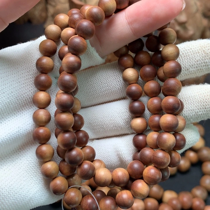 檀香木手串/手链九****的老山檀香沉水0.8*108