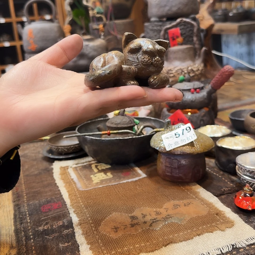 柴烧小猫摆件福利福利福利福利