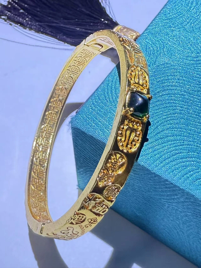 【珍宝典藏】原创设计小众精工开口手镯Ht71404