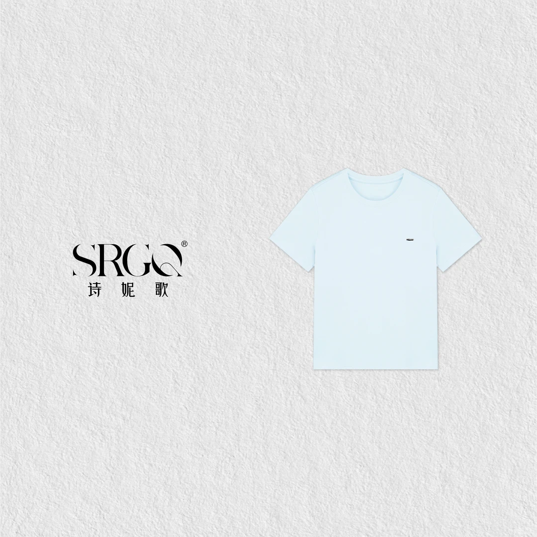 诗妮歌&谁穿都是沙漏腰~人手一件超显身材的正肩T恤~基础款短袖