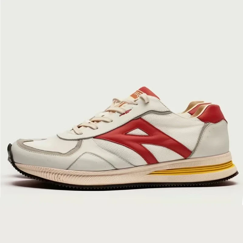 轻便系带男子情侣低帮减震休闲鞋秋季男士职场休闲风