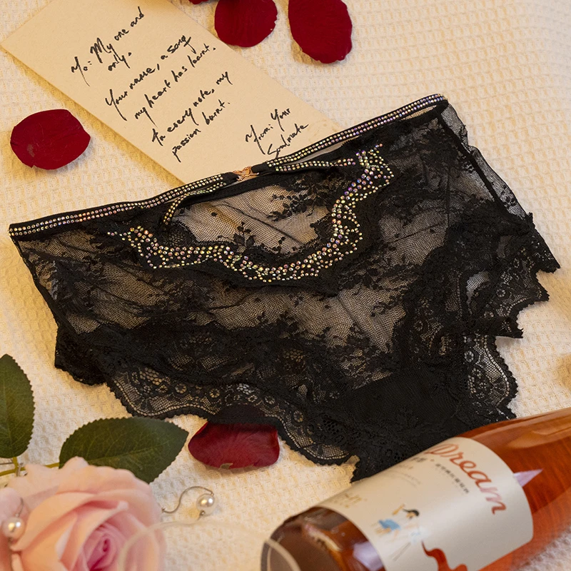 语萱娜【100-200斤】大码内裤女性感时尚胖mm三角裤1条装QLXNK001