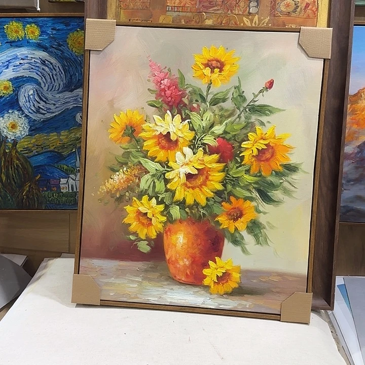 油画油画作品展等活动中展出