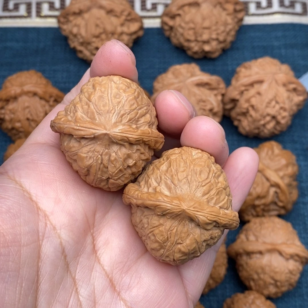 文玩核桃把件36.8老树平谷南瓜墩