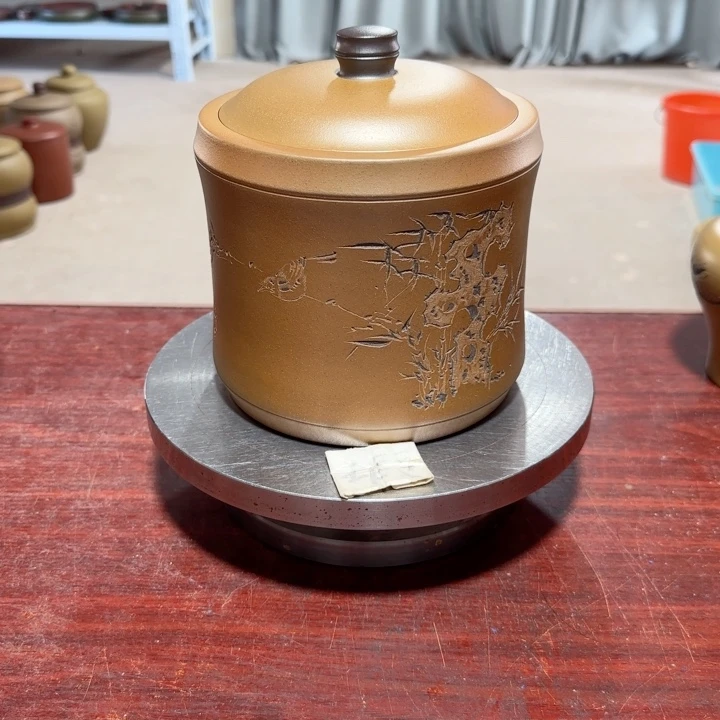 海***枫紫砂茶叶罐。。。。。。。。。。。