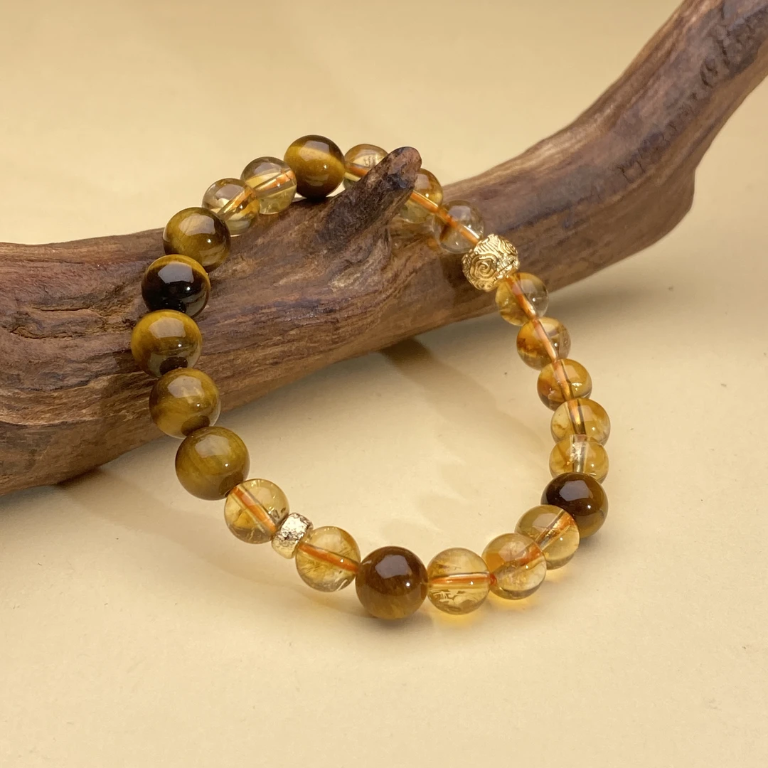 【小北严选】黄塔晶DIY手串14-25H144X319【多样性发一件】约7mm+