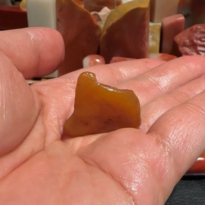 老挝石山*人田黄原石，