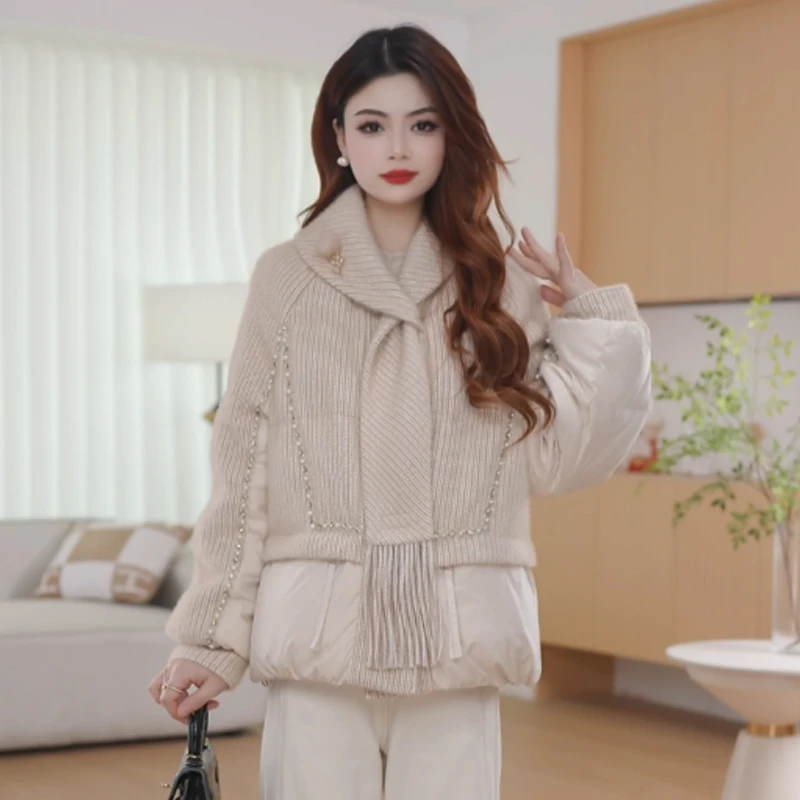 【羽绒服】冬季新款羽绒服时尚修身气质休闲女神收腰显瘦减龄百搭