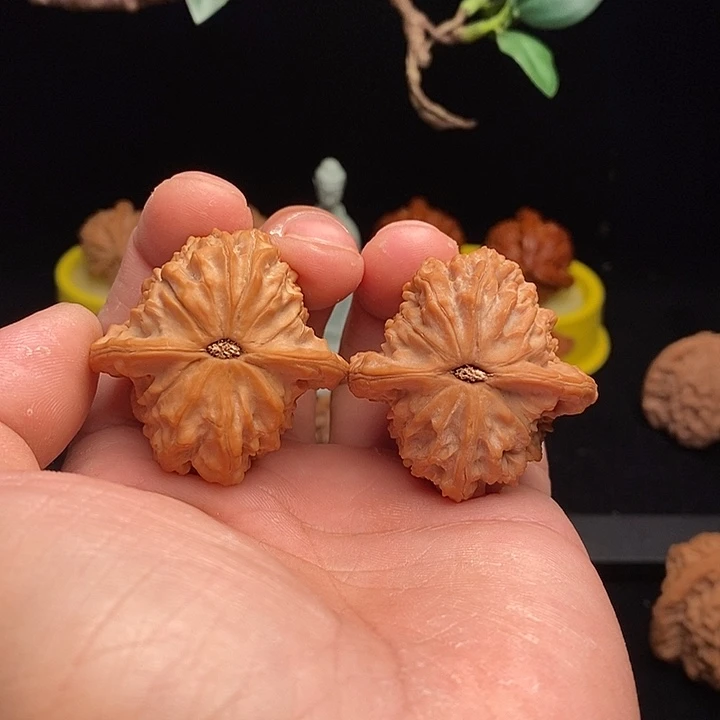 吊坠文玩核桃马老四41精配