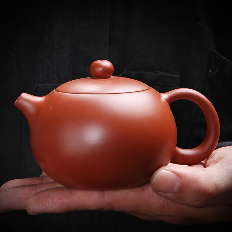 沐龙堂紫砂西施壶大号茶壶原矿朱泥泡茶壶大红袍家用茶功夫具单壶