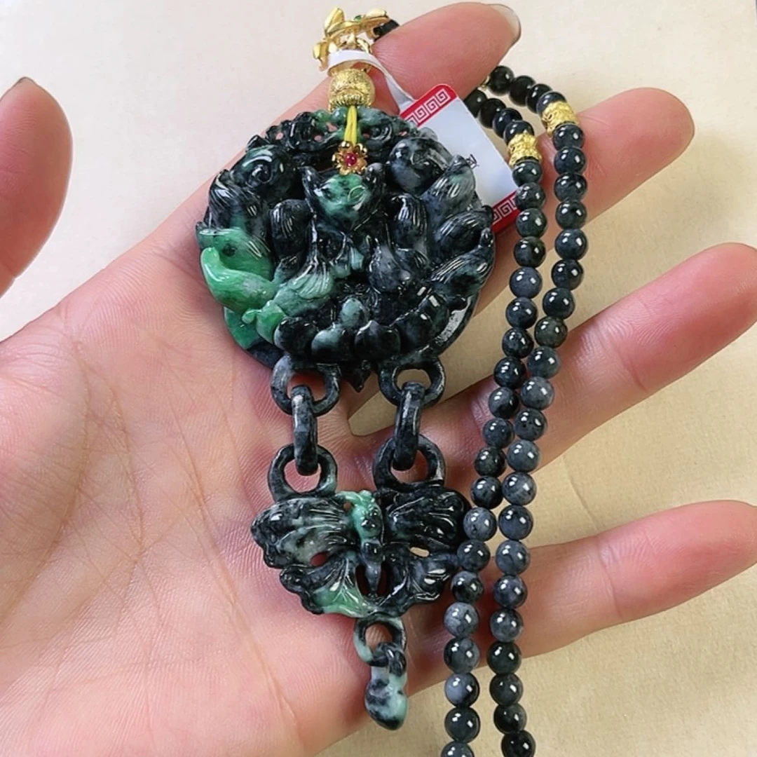 【闪购商品】翡翠颈饰未镶嵌挂件