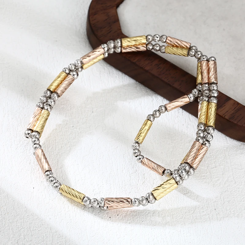 吊坠925银 金银色磁吸项链 流行女士锁骨颈链