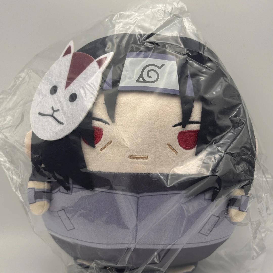 日版现货Max火影忍者 M 中号20cm宇智波暗部鼬特典圆滚滚毛绒玩偶