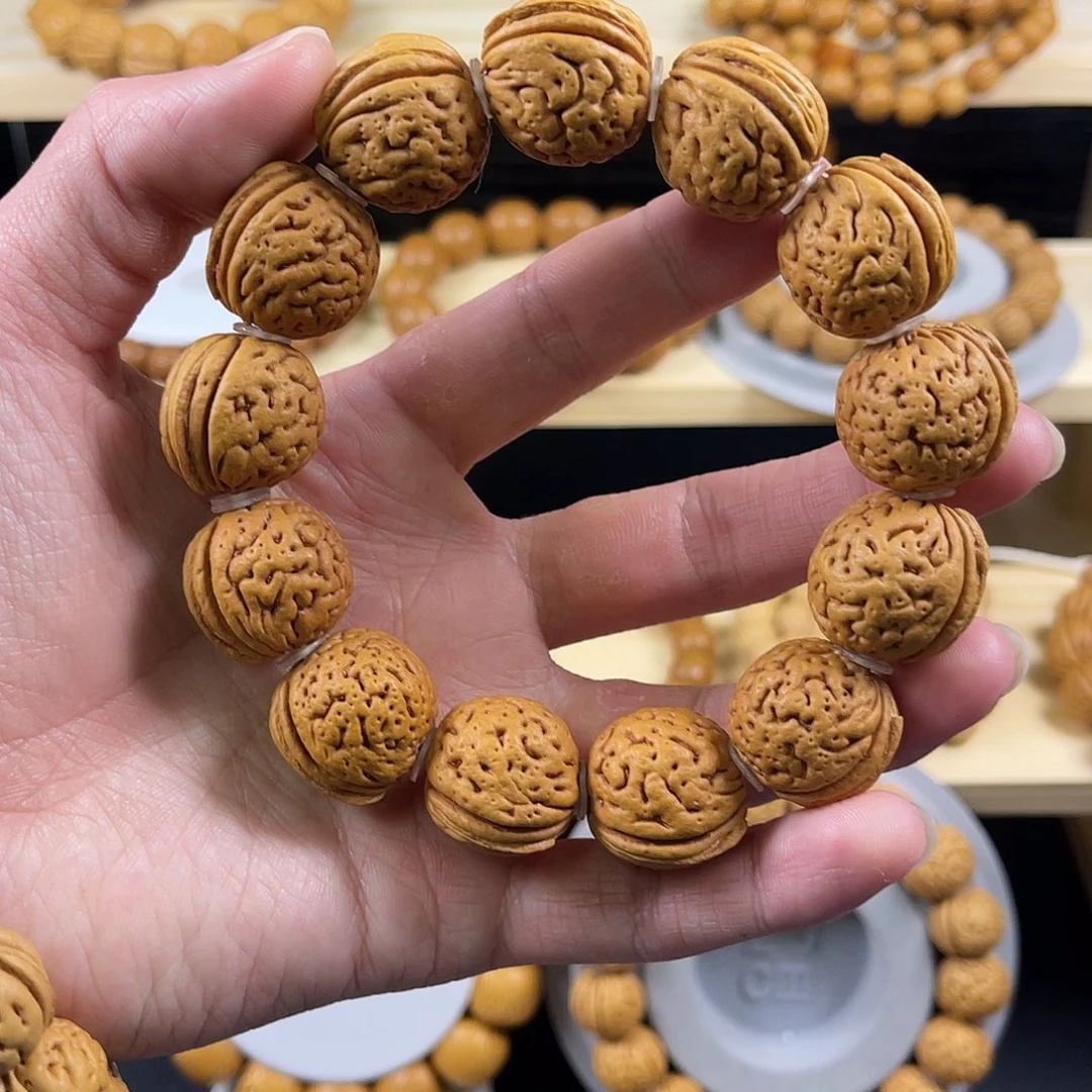 手串桃核盘锦虎皮肌肉纹原皮桃核