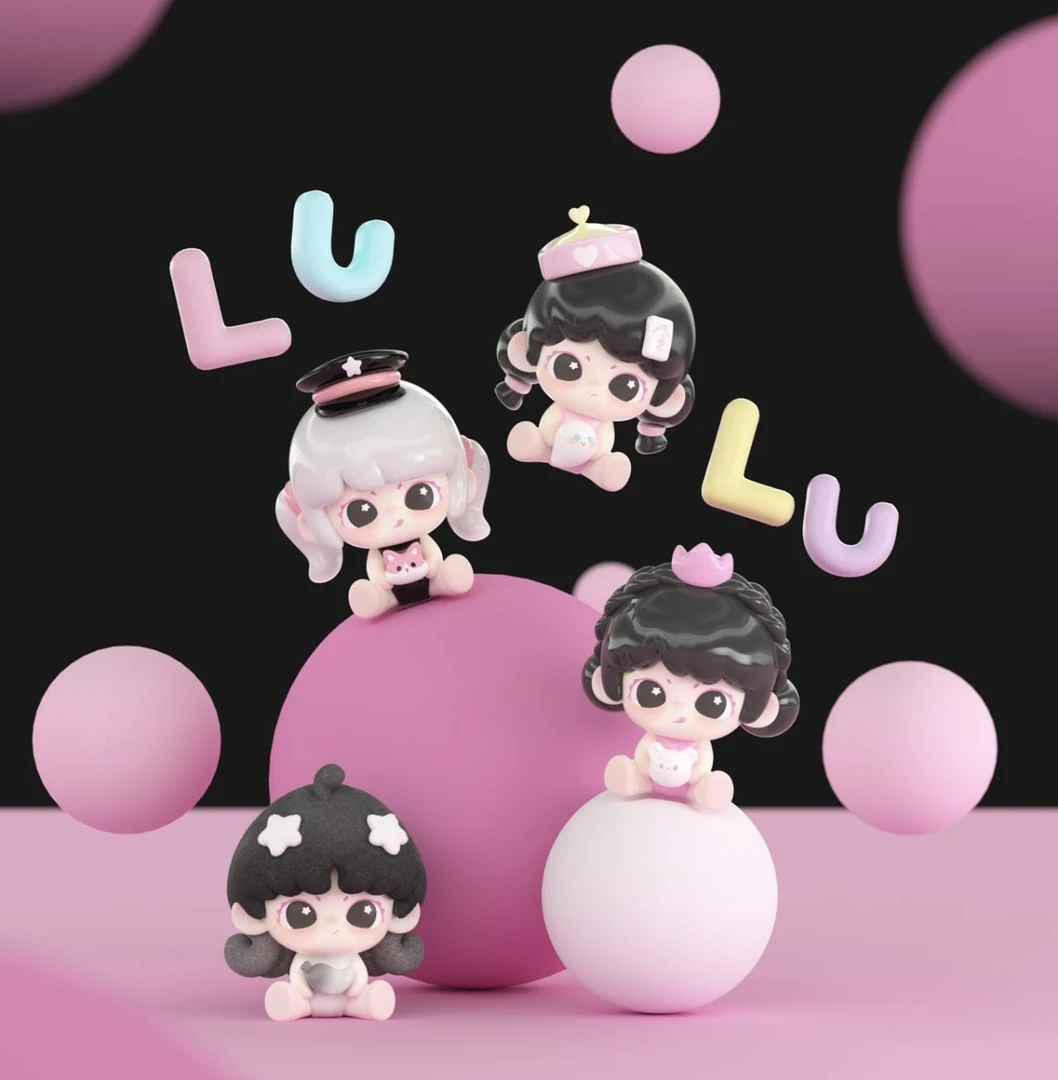 【拆盒】Lancy lulu自由是不被定义的色彩手办迷你盲盒摆件