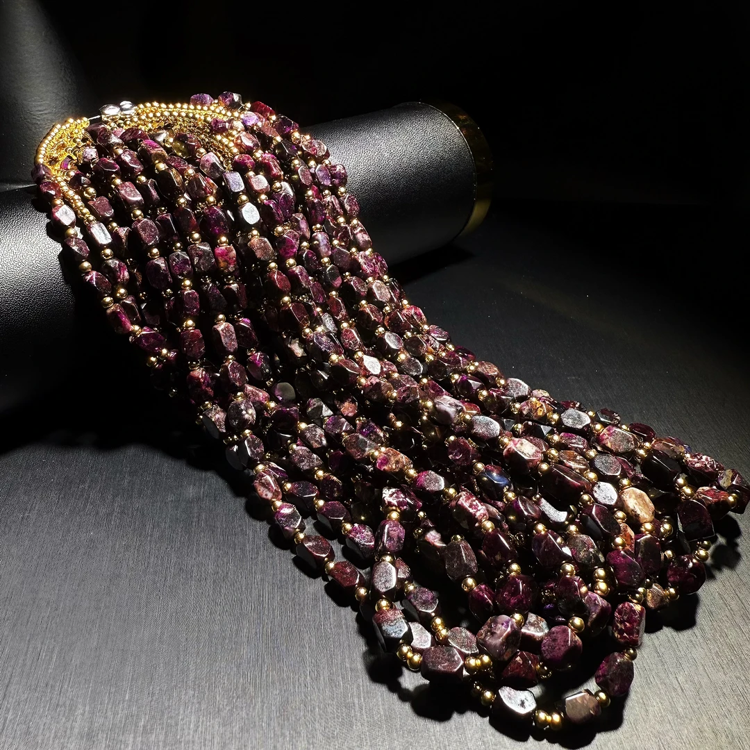 【皇后甄选】C030503 辰砂DIY火龙果项链-多样性发其一