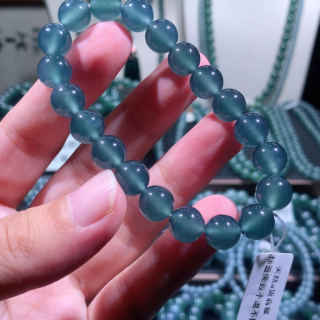 未镶嵌手链翡翠天然a货翡翠手串9.8