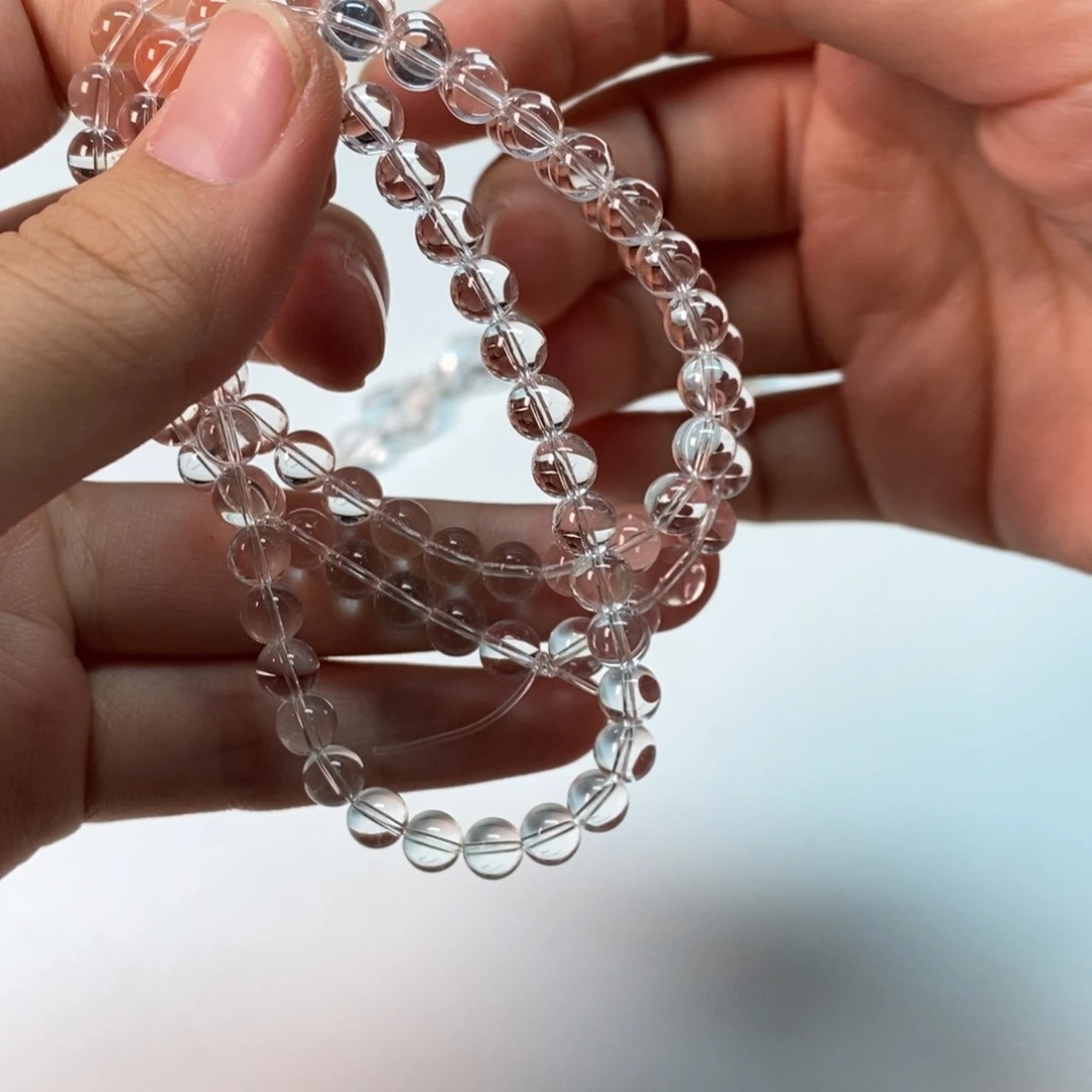 手串白水全净体 三圈