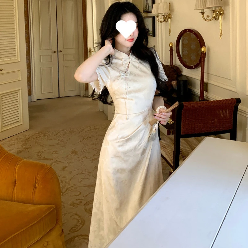 【8.7万人收藏】棉香约高级感新中式国风连衣裙女夏季新款气质显