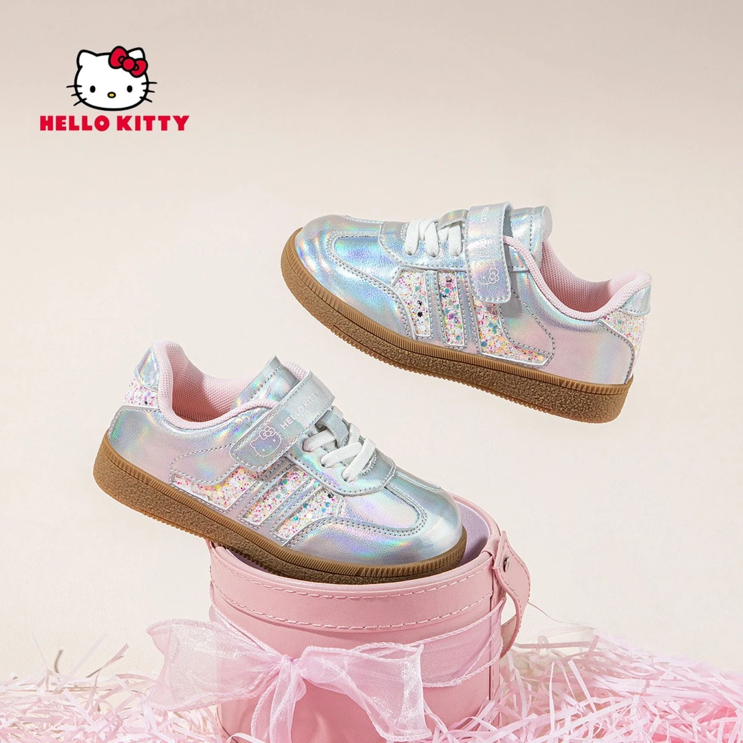 HelloKitty女童德训鞋中大童春秋轻潮运动板鞋百搭休闲鞋K4536957