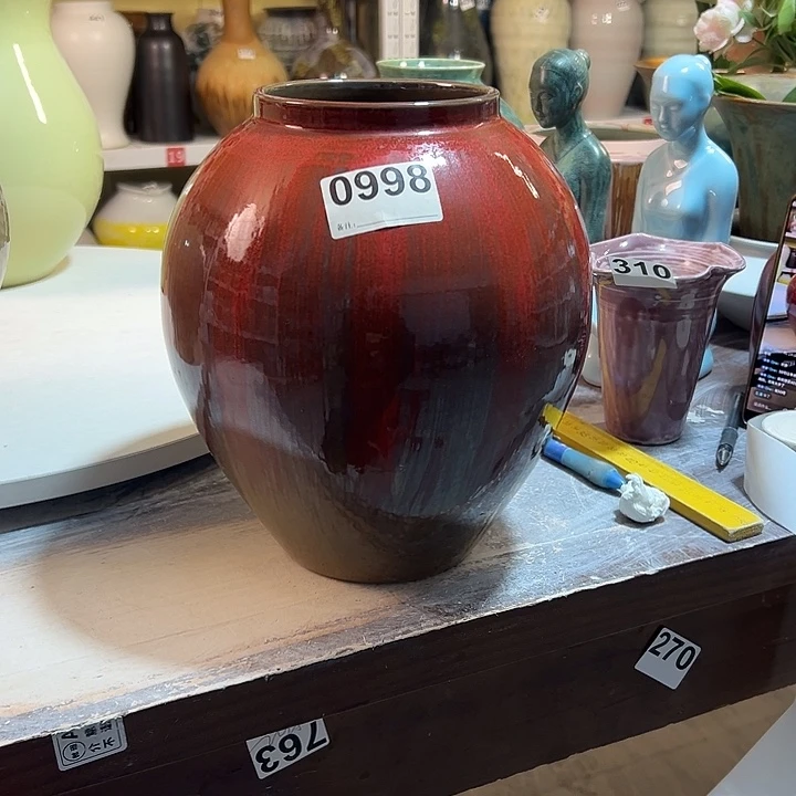 O***e白泥花瓶摆件摆件摆件。0998