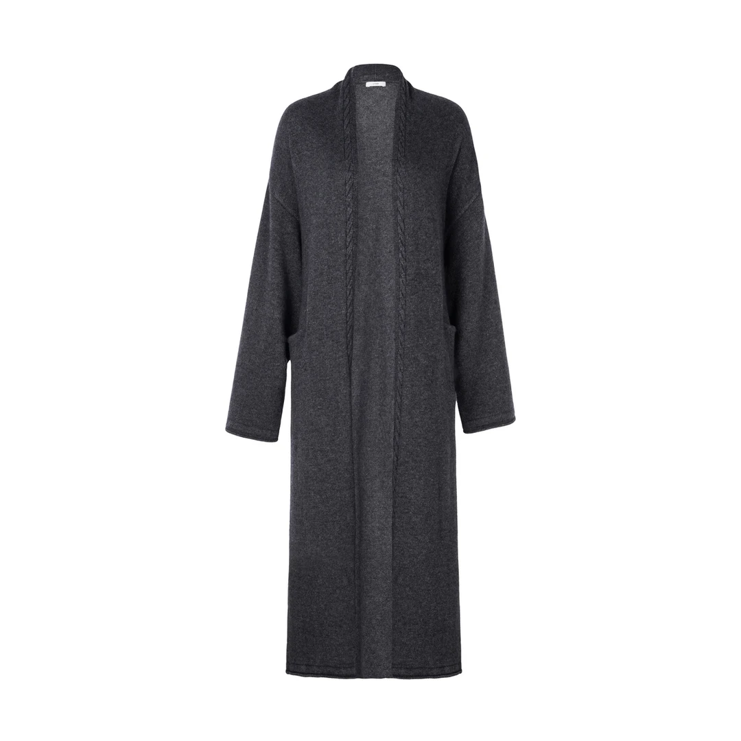 LYNEE【雾野行吟】羊毛兔毛混纺中长款针织开衫LGD2FAK049/AK051