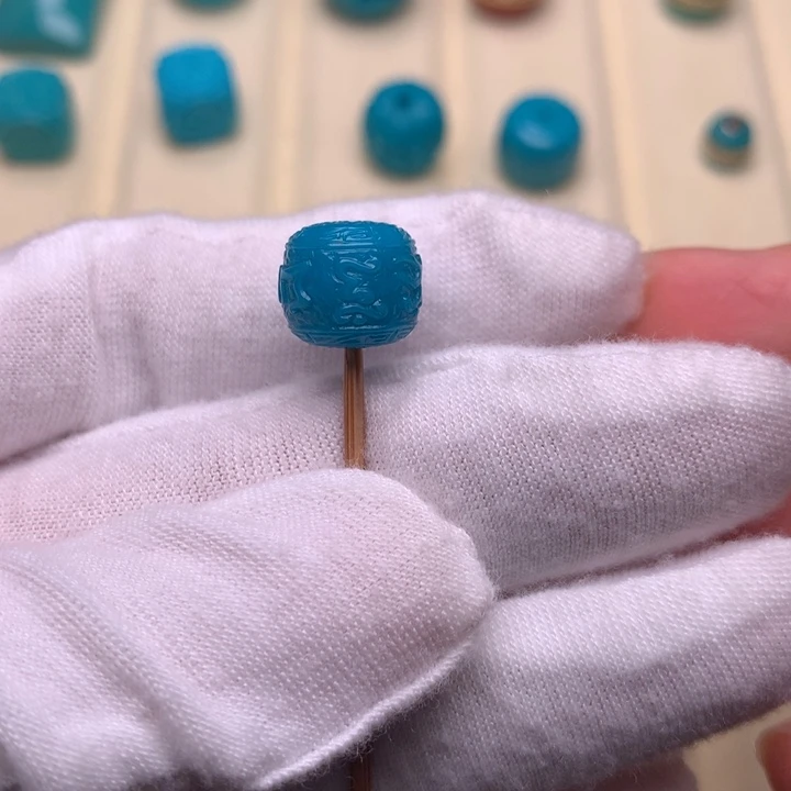 绿松石未镶嵌绿松石六字10.6