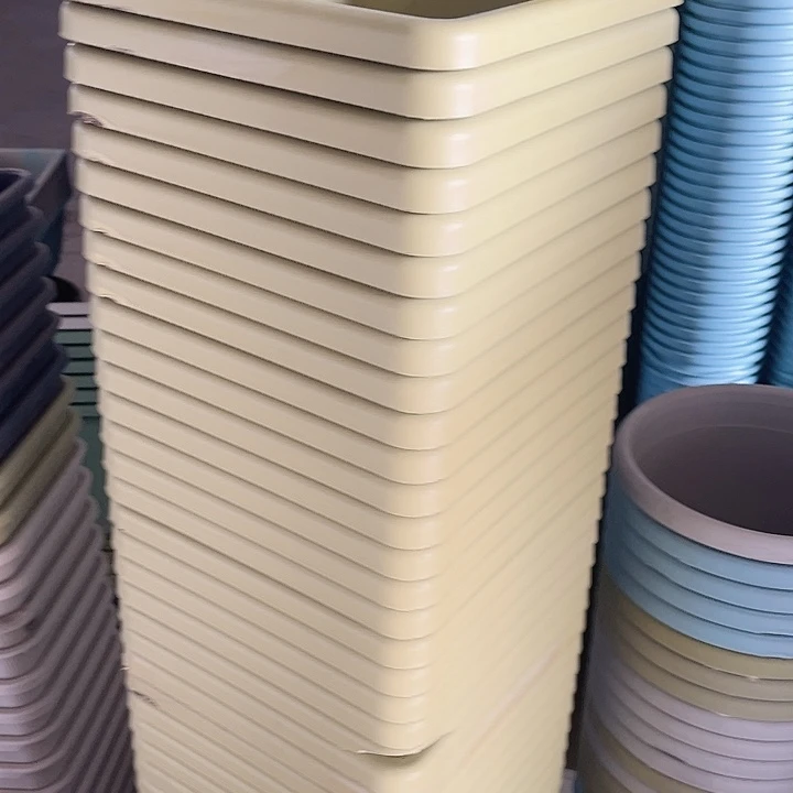 塑料瑕疵球根方盆5个