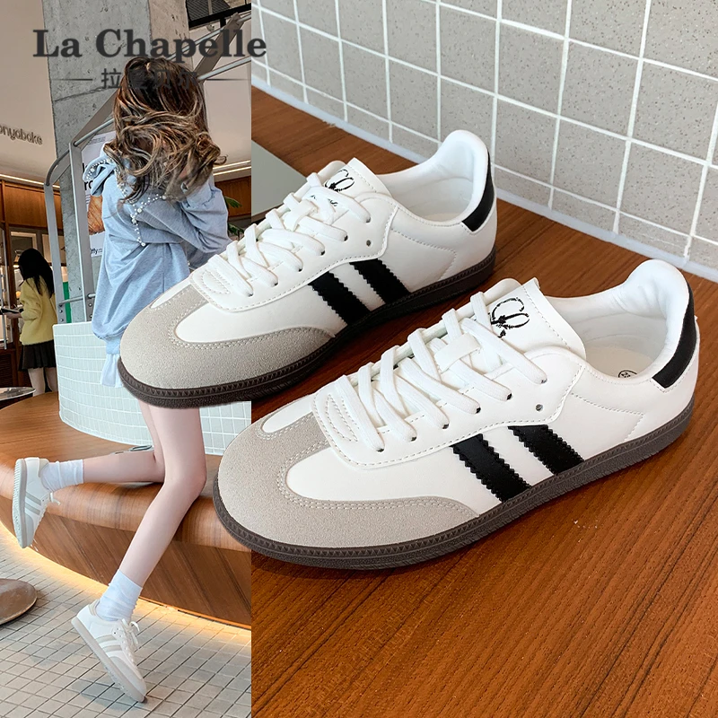 拉夏贝尔板鞋女鞋2025新款网红爆款百搭运动休闲鞋潮流潮款爆款鞋