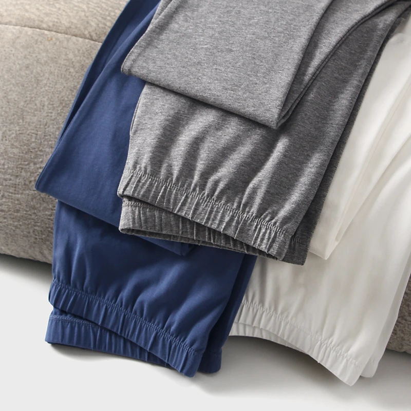 中腰秋裤男薄款磨毛棉保暖裤7A抑菌修身大码暖腿裤A类棉打底线裤