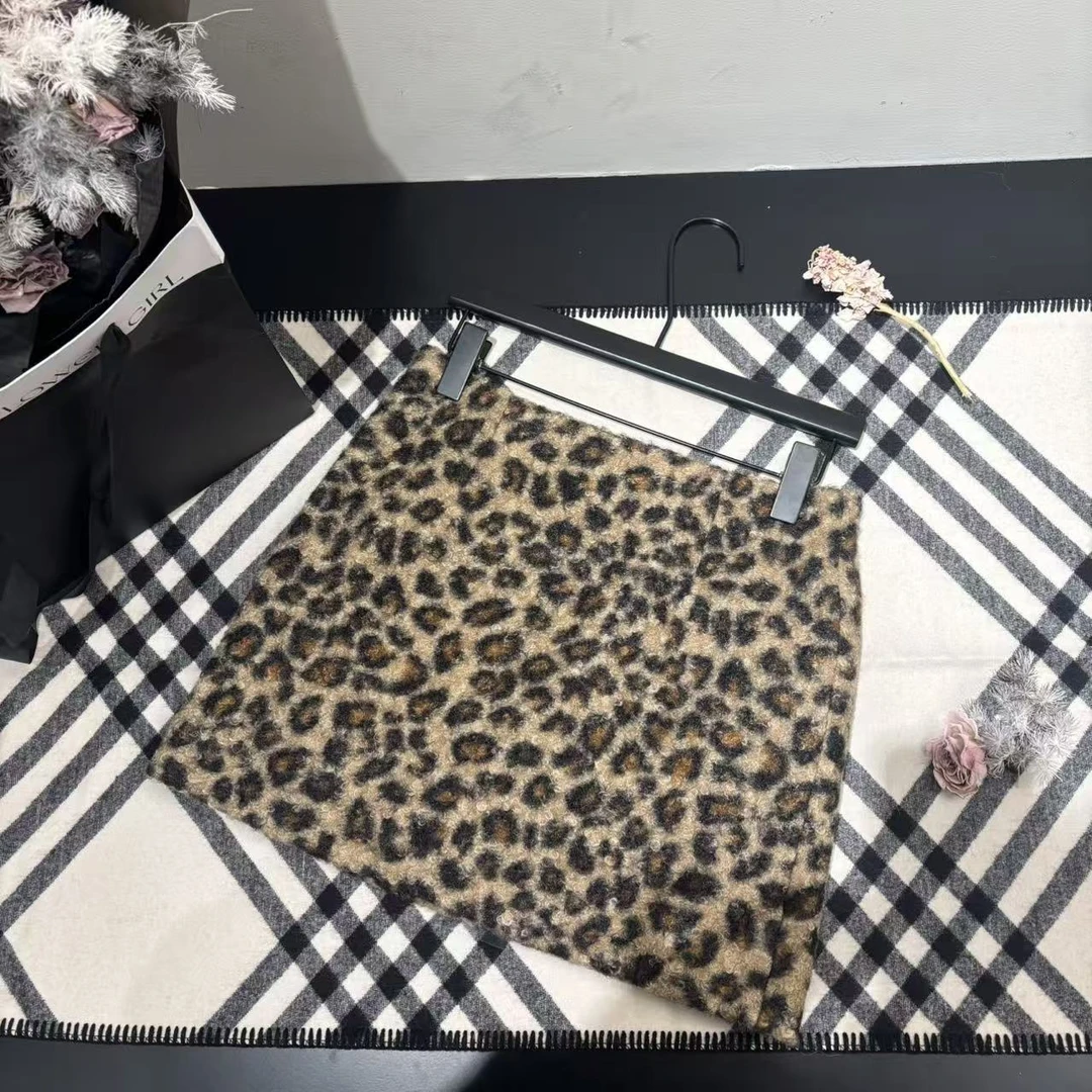 【NANA】复古气质时尚豹纹短裙