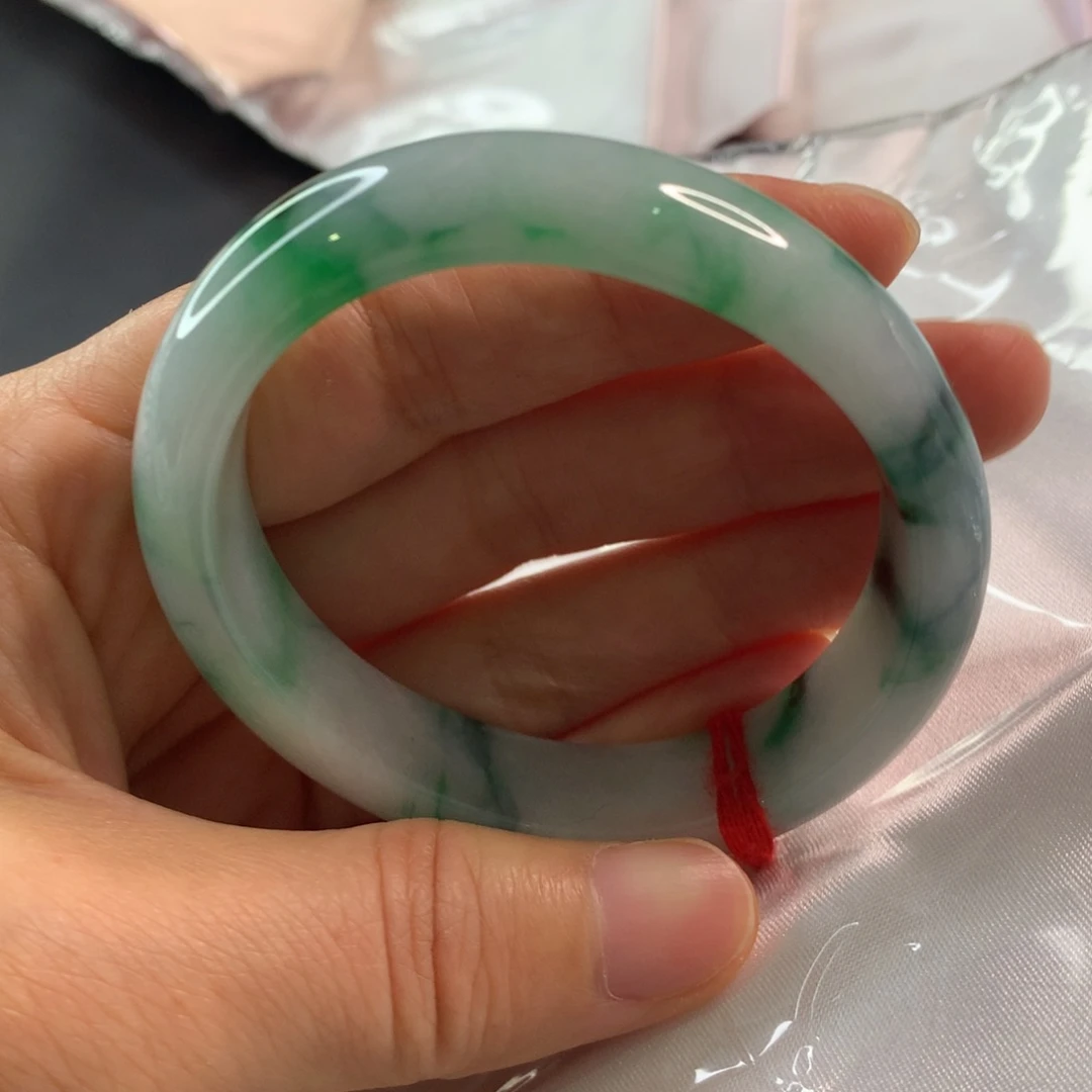 翡翠未镶嵌手镯翡翠手镯52.9