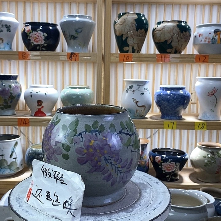 罐陶瓷陶瓷陶瓷观察