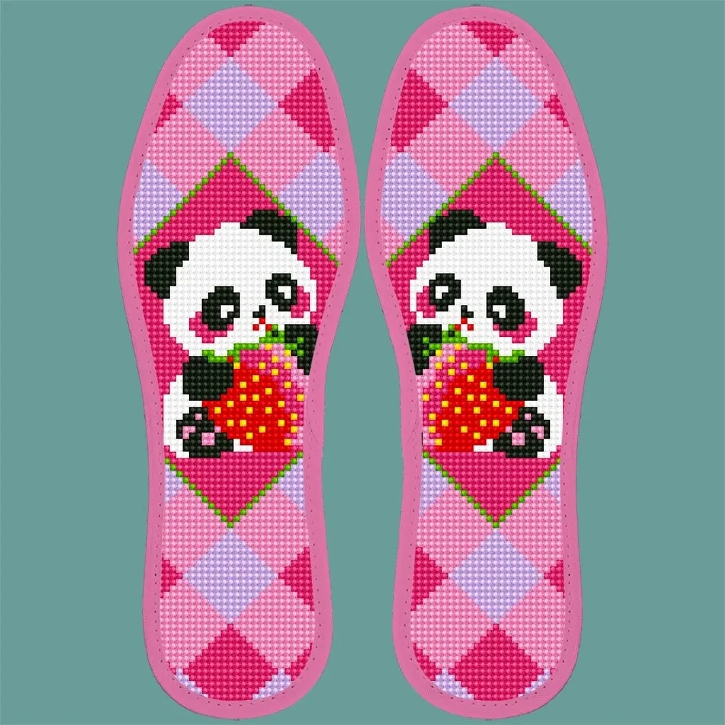 2026新款配送纯手工刺绣十字绣鞋垫半成品吸汗透气不褪色带针带线