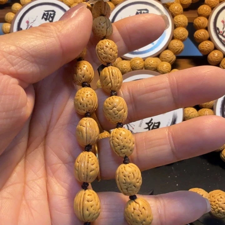 像***浮精品文玩野生钱袋小手持