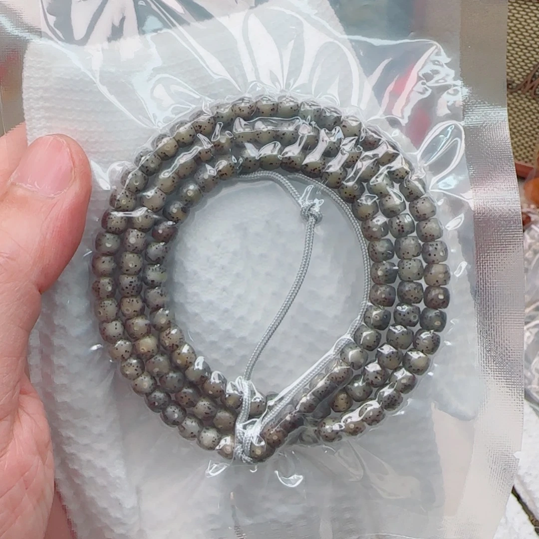 手串星月菩提冰糖玻璃体针尖星108-6*5