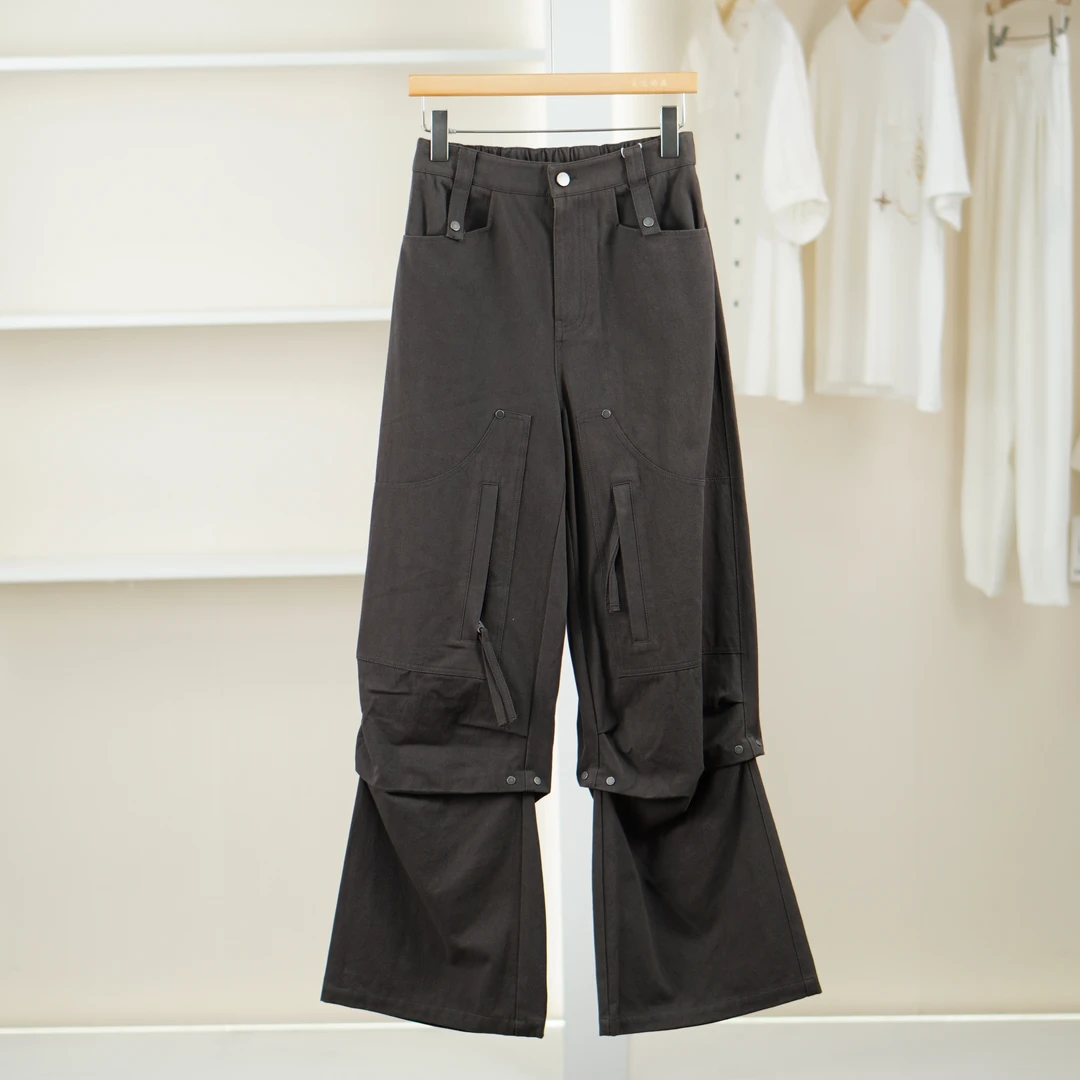 【麦迪尚品·品牌新款】5110537 秋季时尚设计感休闲长裤品牌女装