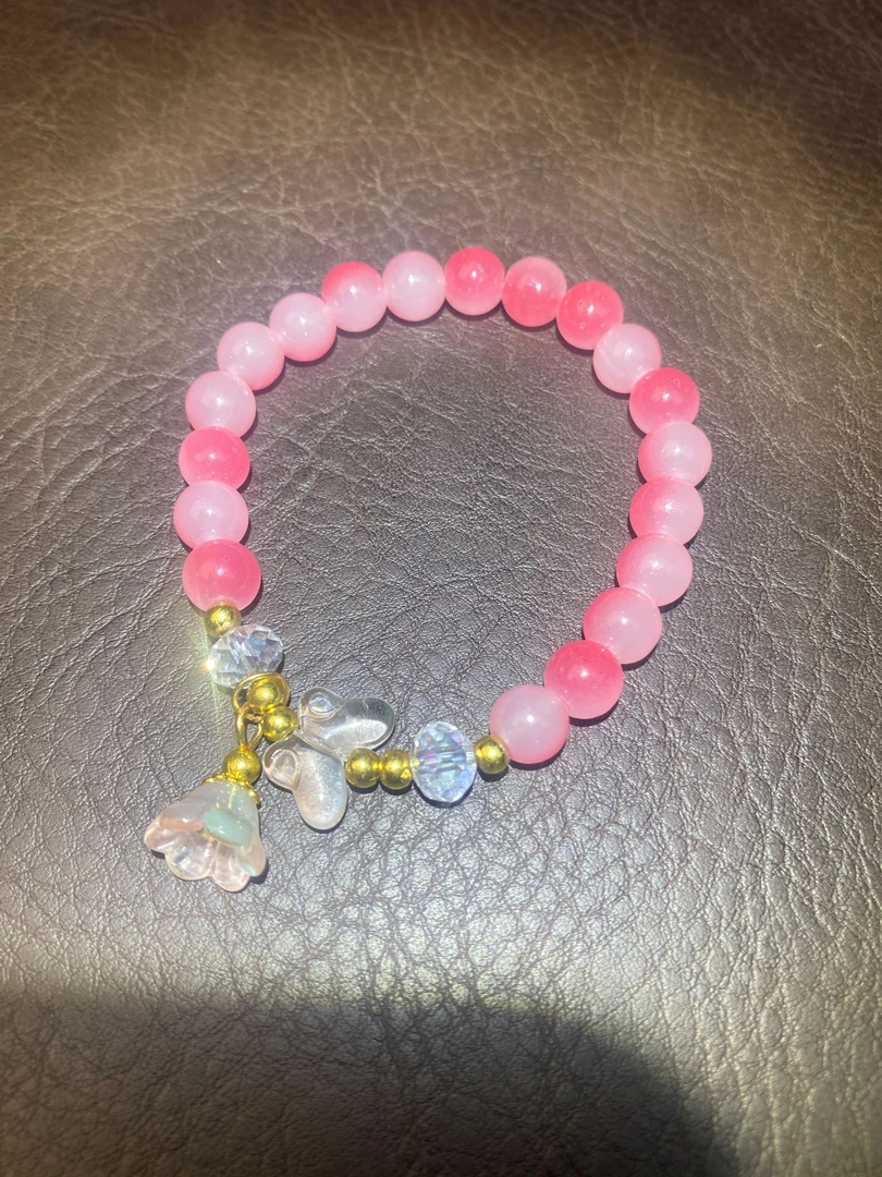 550双色渐变粉精品手串yw550（无礼盒）