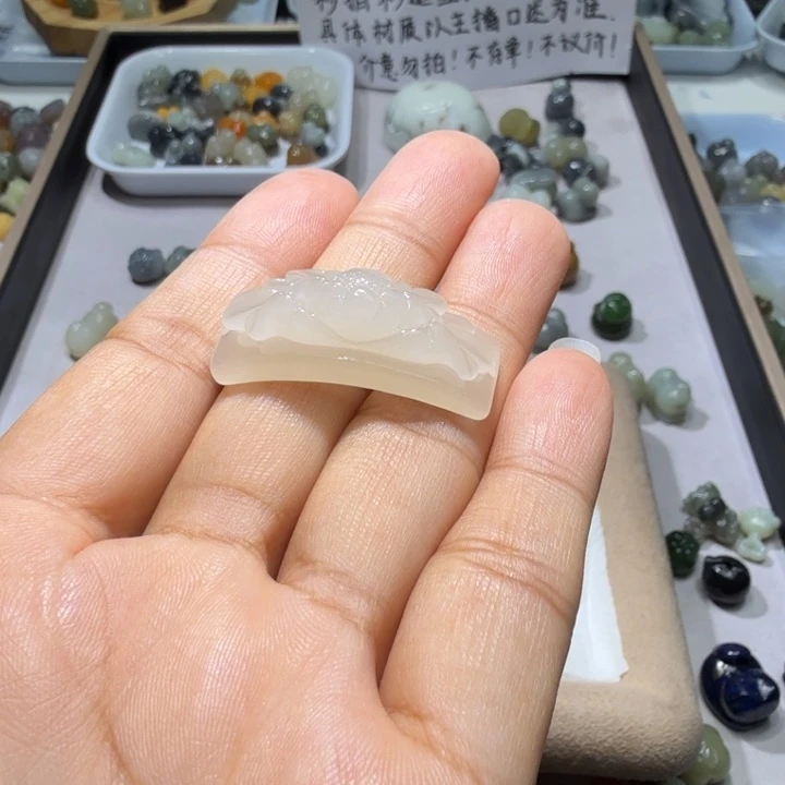 开***_未镶嵌和田玉珠宝半成品