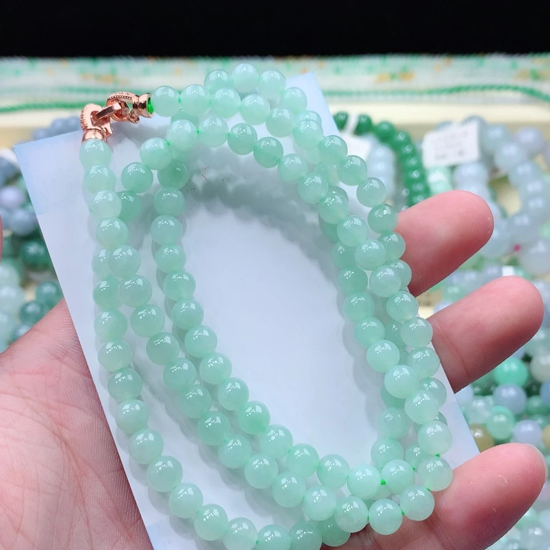 【闪购商品】项链未镶嵌翡翠空缅甸天然A货翡翠