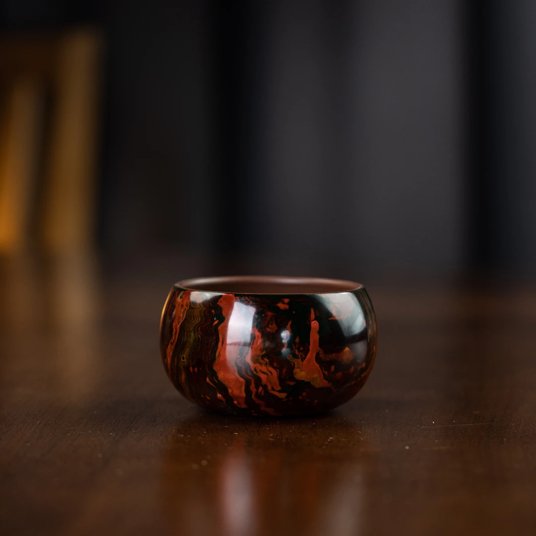 大漆25 主人杯130cc 家用茶周边