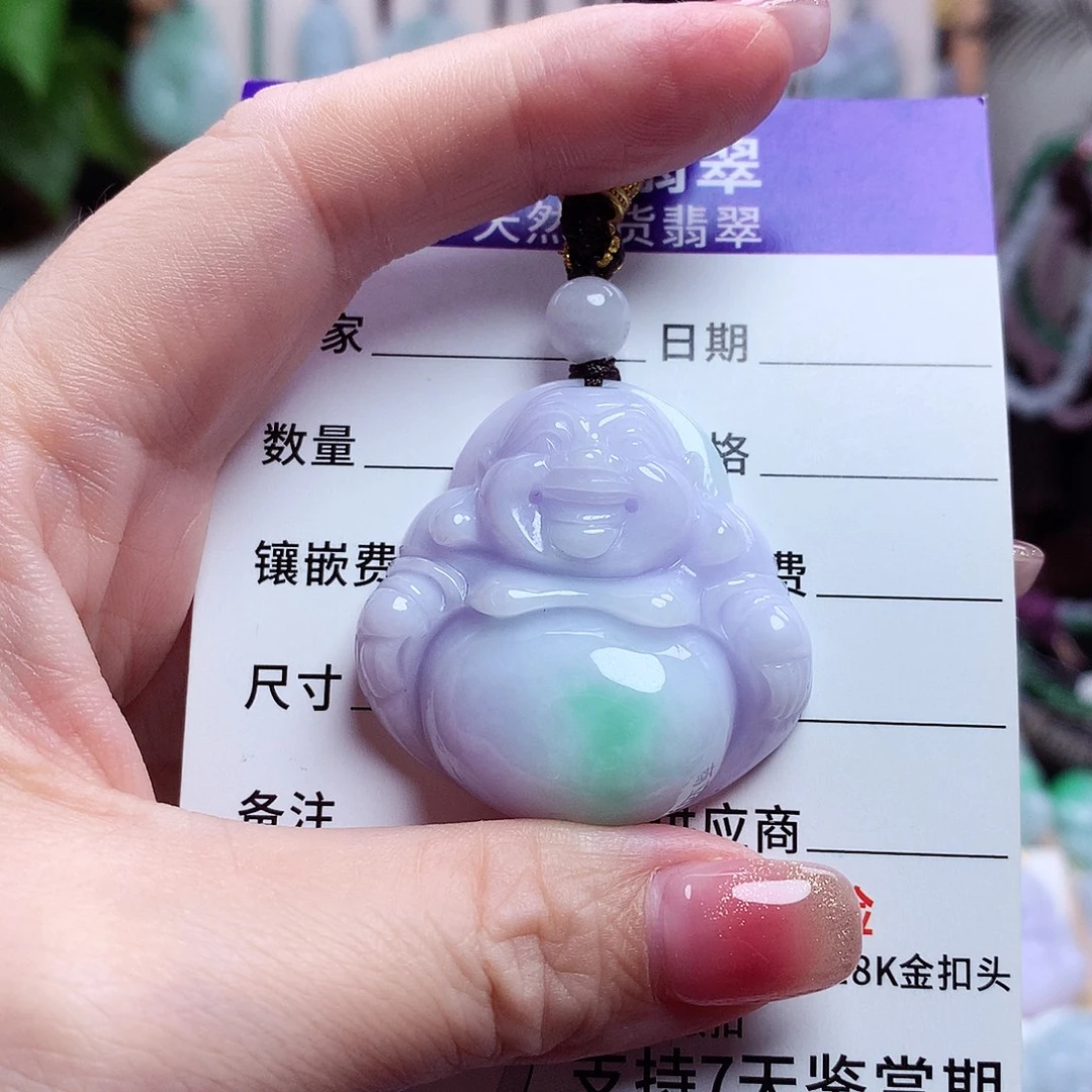 颈饰未镶嵌翡翠佛公40