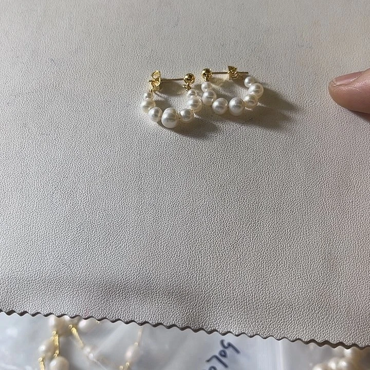淡水珍珠银S925镶嵌颈饰00713