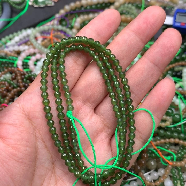 和田玉未镶嵌手链109